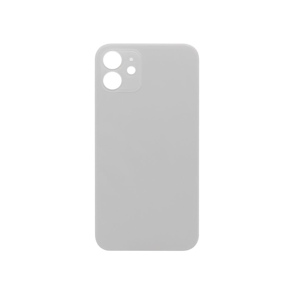 For Apple 12 achterglas, vergroot cameraframe wit compatibel