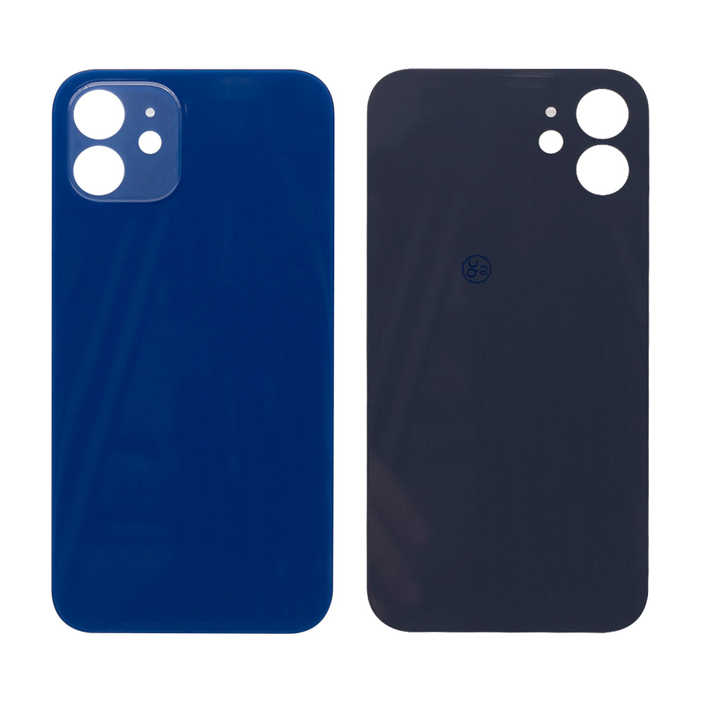 For Apple 12 achterglas, vergroot cameraframe blauw compatibel