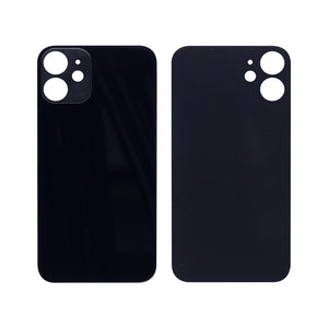 For Apple 12 Mini achterglas, vergroot cameraframe zwart compatibel