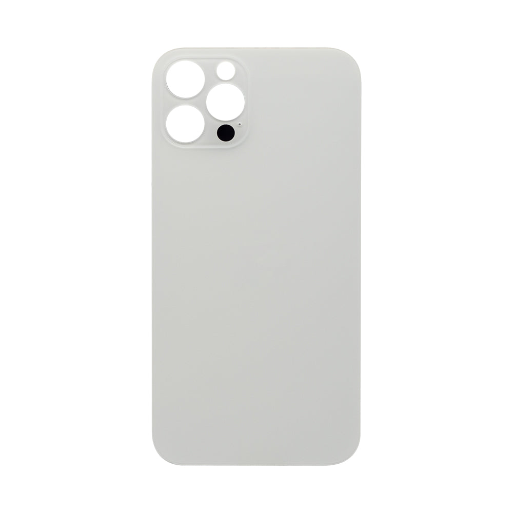 For Apple 12 Pro achterglas, vergroot cameraframe zilver compatibel