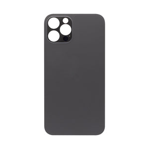 For Apple 12 Pro achterglas, vergroot cameraframe grafiet compatibel