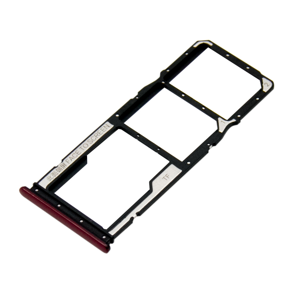 Xiaomi Redmi 8 Sim kaarthouder robijnrood OEM