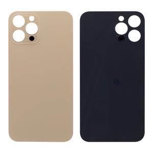 For Apple 12 Pro Max achterglas, vergroot camerakader goud compatibel