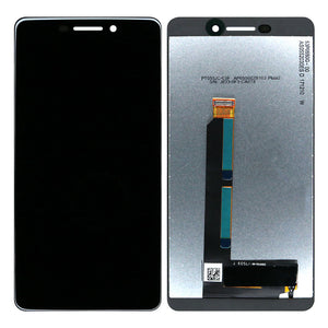 Nokia 6.1 (2018) Scherm en Digitizer zonder frame Zwart OEM