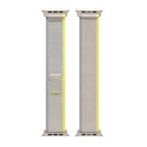 Nylon band Trail Loop For Apple 42 mm, 44 mm, 45 mm, 49 mm Geel, Beige Verkoopdoos