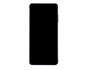Samsung Galaxy S20 FE G780F, 5G G781B Beeldscherm en Digitizer met Frame Cloud Lavender Service Pack