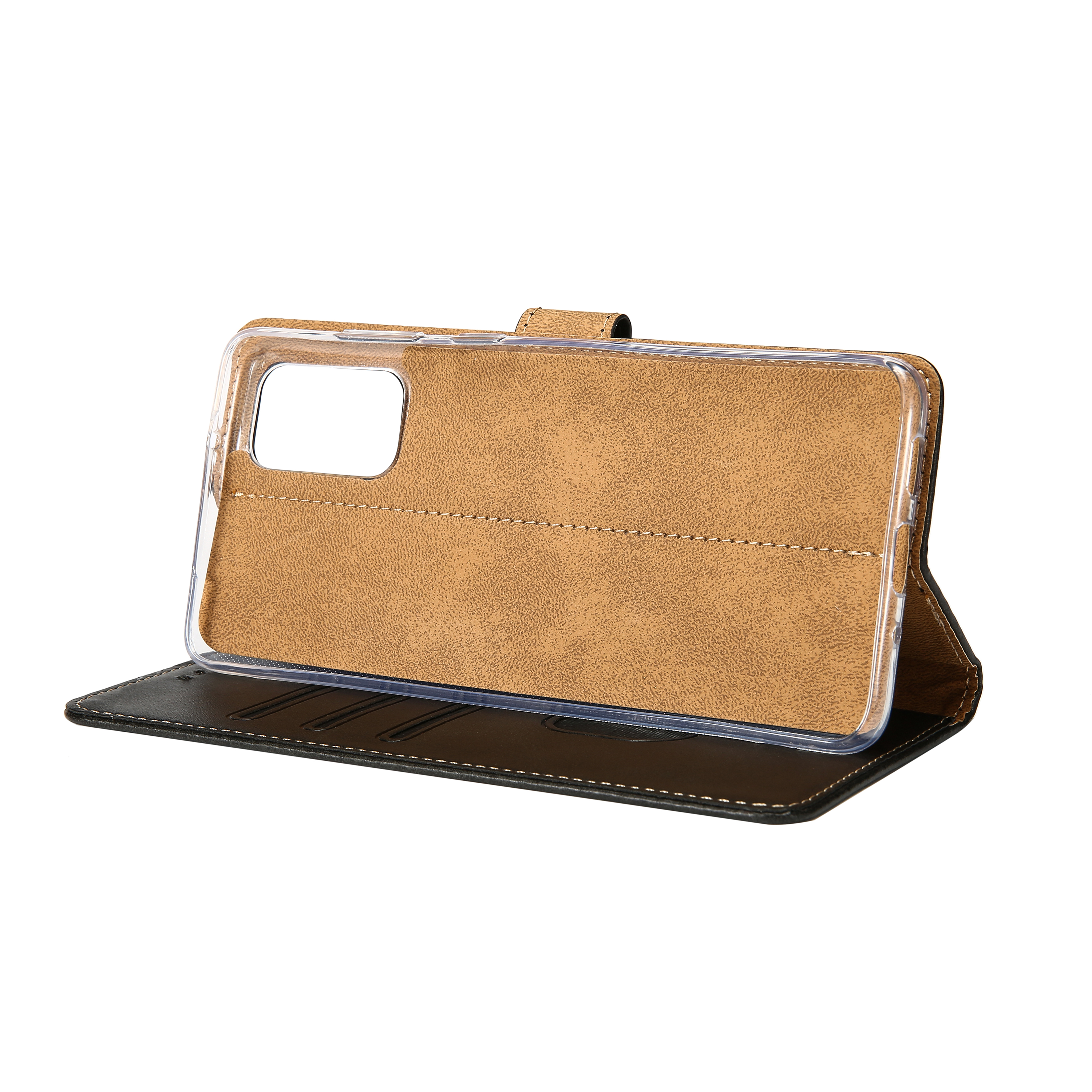 Rixus Boekhoesje Voor Samsung Galaxy A51 4G, A51 5G Zwart
