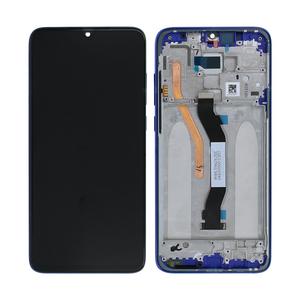 Xiaomi Redmi Note 8 Pro scherm en Digitizer met frame blauw OEM