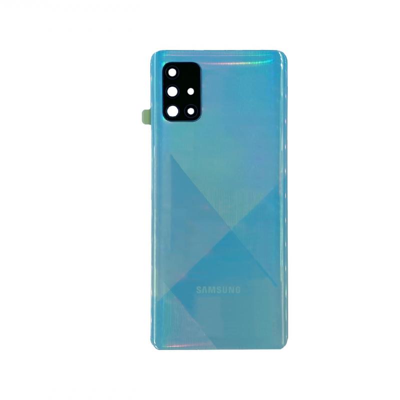 Samsung Galaxy A71 A715F achterkant met lensprisma Crush Blue OEM
