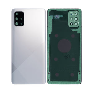 Samsung Galaxy A71 A715F achterkant met lensprisma Crush Silver OEM