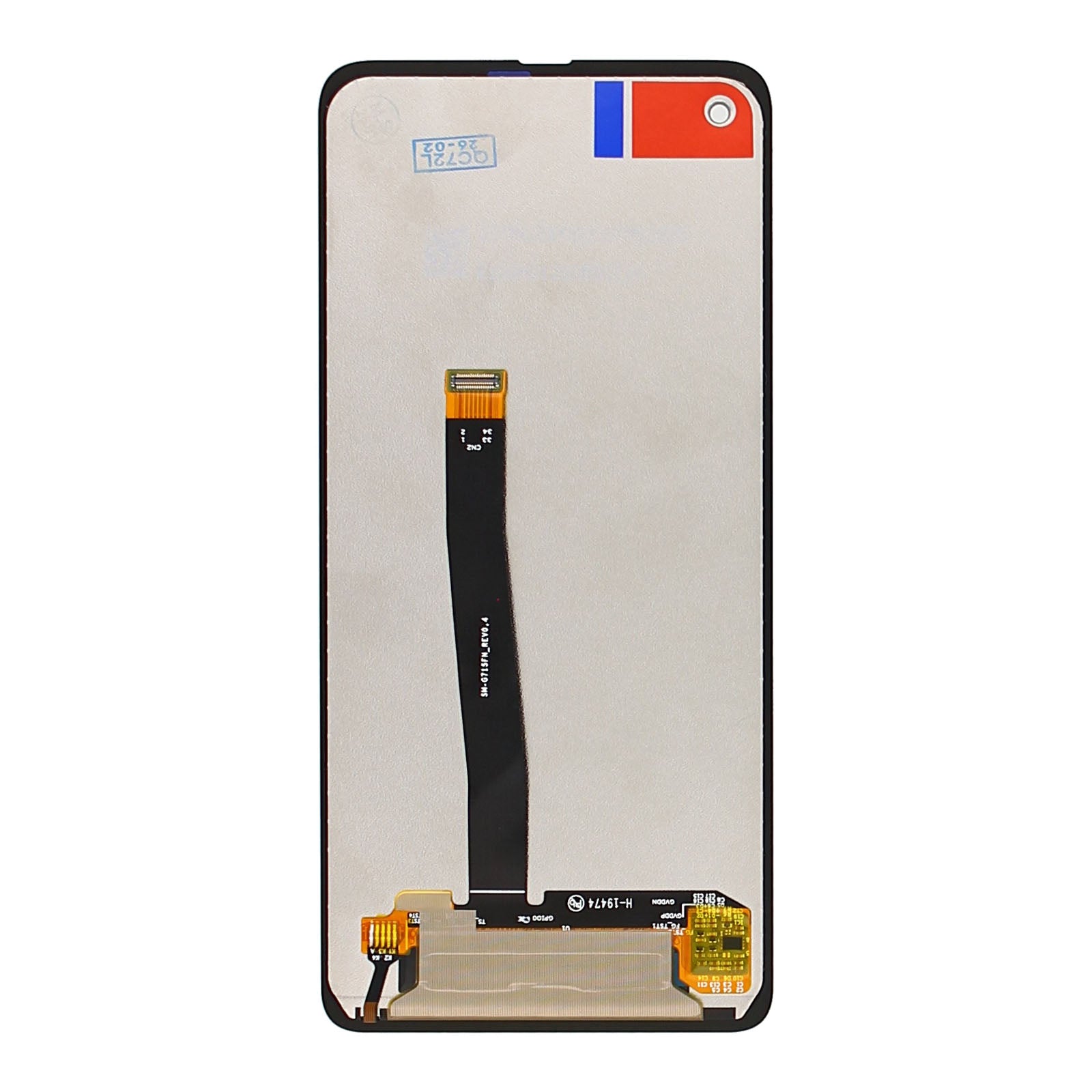 Samsung Galaxy Xcover Pro G715F Beeldscherm en Digitizer zonder Frame Zwart Service Pack