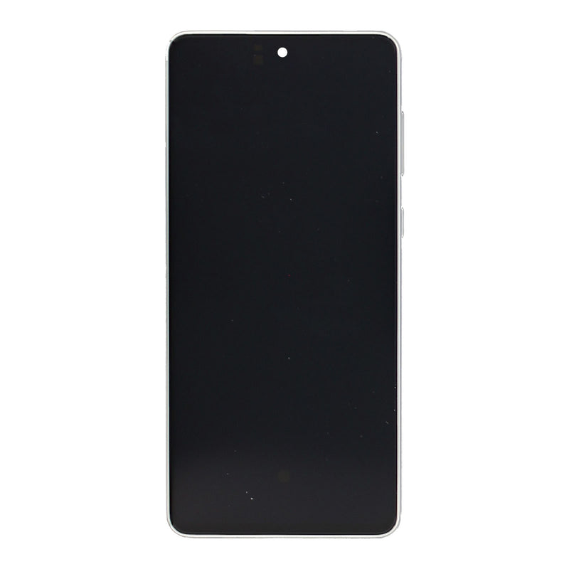 Samsung Galaxy A73 5G A736 Scherm en Digitizer met Frame Wit Service Pack