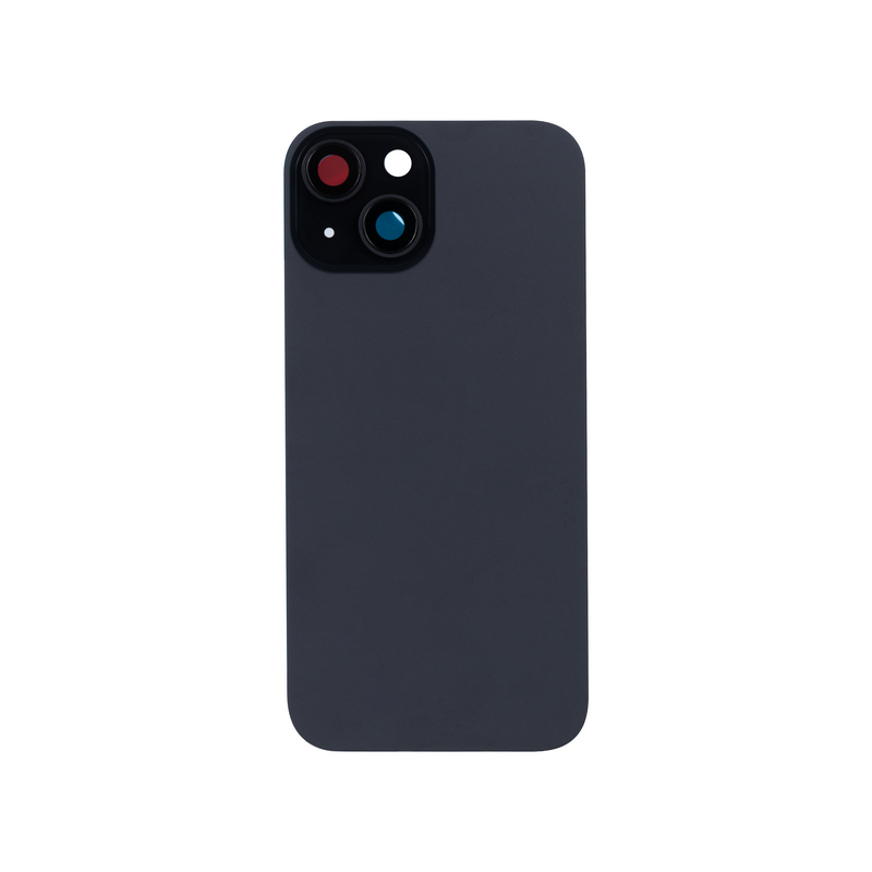 For Apple 15 achterglas zonder NFC, vergroot cameraframe zwart compatibel