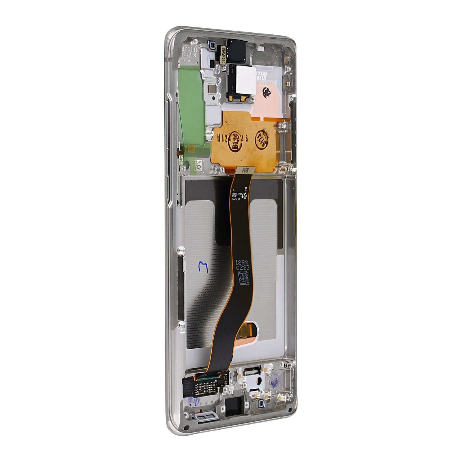 Samsung Galaxy S20 Plus G985F, 5G G986F Display en digitizer met frame Cloud White Service Pack
