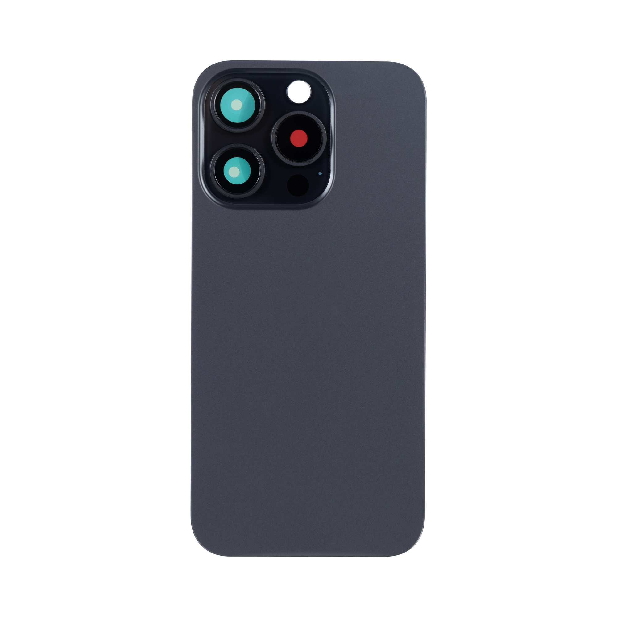 For Apple 15 Pro achterglas zonder NFC, vergroot cameraframe zwart titanium compatibel