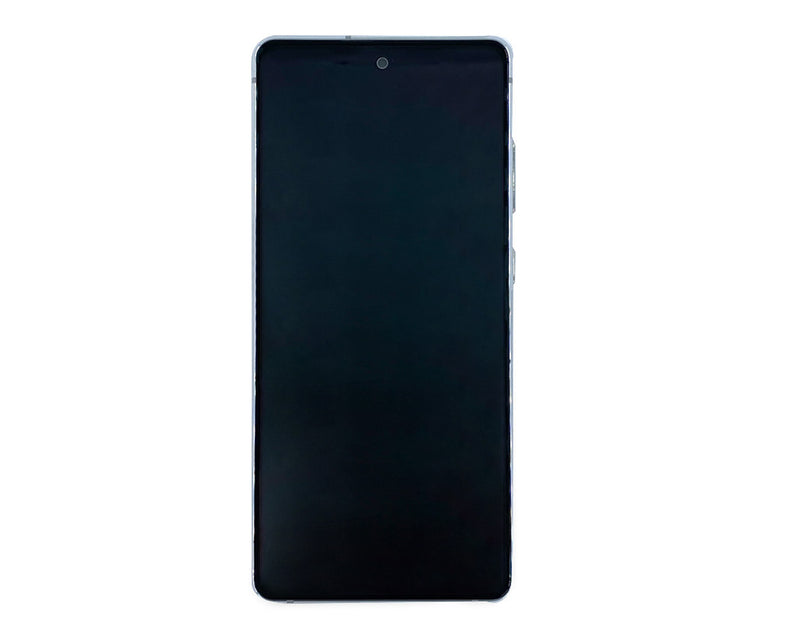 Samsung Galaxy S20 FE G780F, 5G G781B Beeldscherm en Digitizer met Frame Cloud White Service Pack