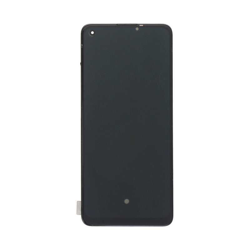 Oppo Reno7 Z 5G, Reno8 Lite 5G-scherm en digitizer met frame, zwart OEM