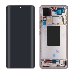 Xiaomi 12 Pro-scherm en digitizer met frame Paars Service Pack