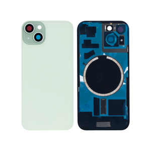 For Apple 15 Plus achterglas zonder NFC, vergroot cameraframe groen compatibel
