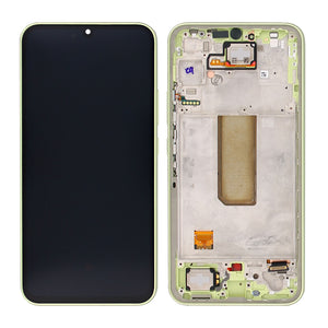 Samsung Galaxy A34 5G A346B Beeldscherm en Digitizer met Frame Lime Service Pack