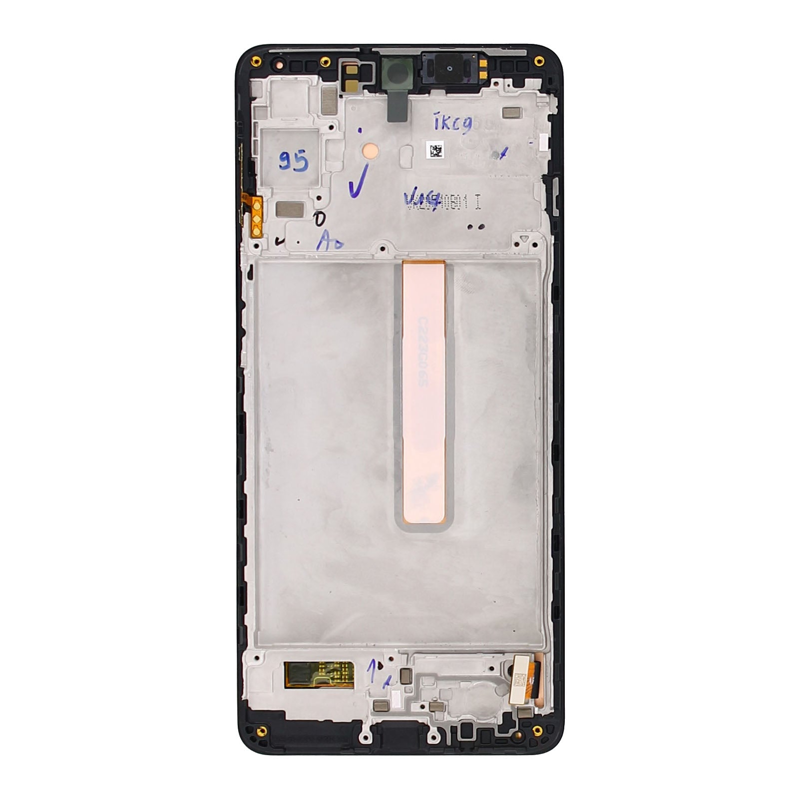 Samsung Galaxy M53 M536B Beeldscherm en Digitizer met Frame Zwart Service Pack
