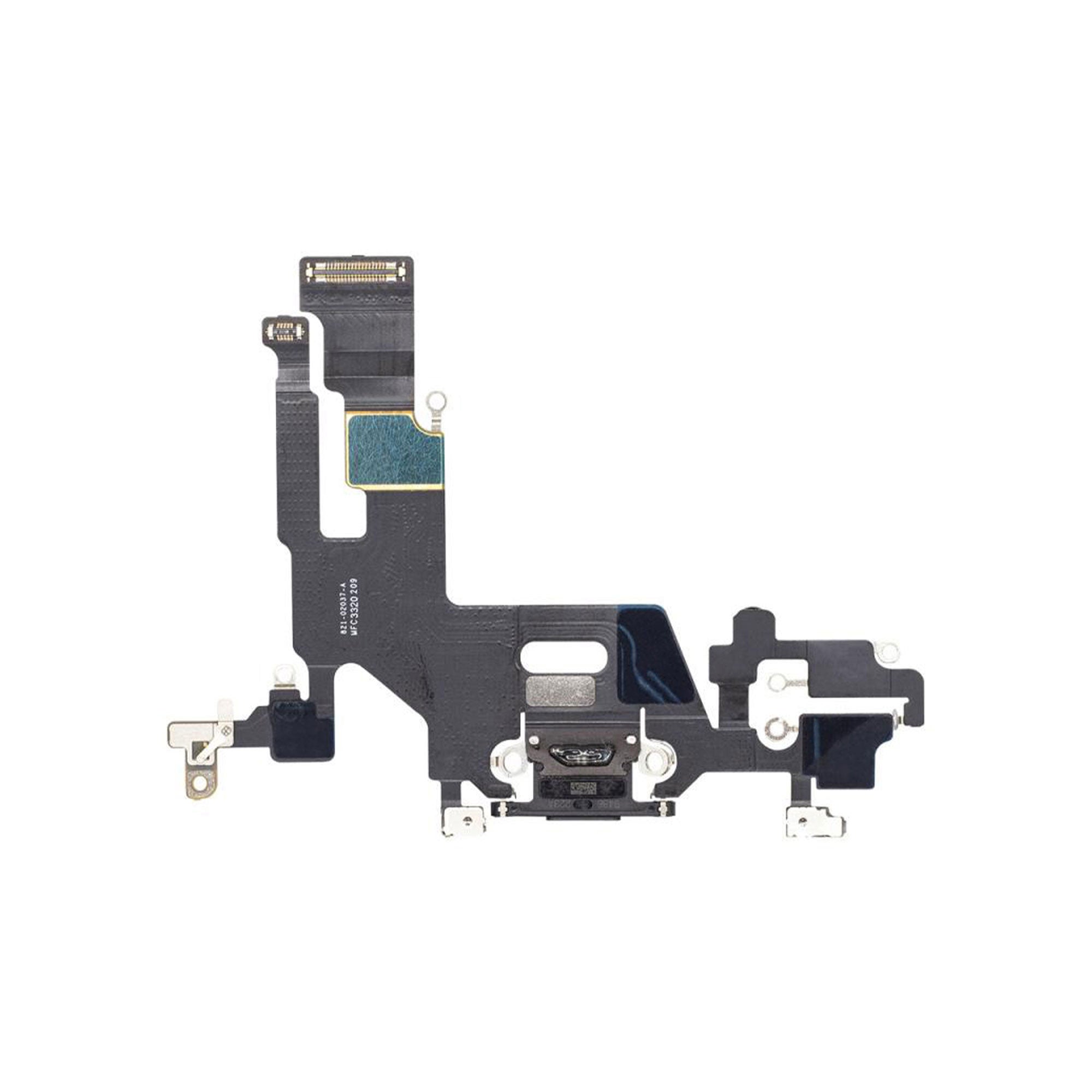 For Apple iPhone 11 Systeem Opladen Flex Zwart Getrokken