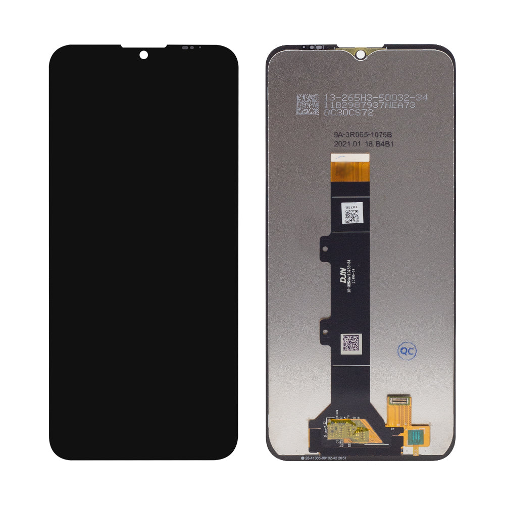 Motorola Moto G30-scherm en digitizer zonder frame, zwart, OEM