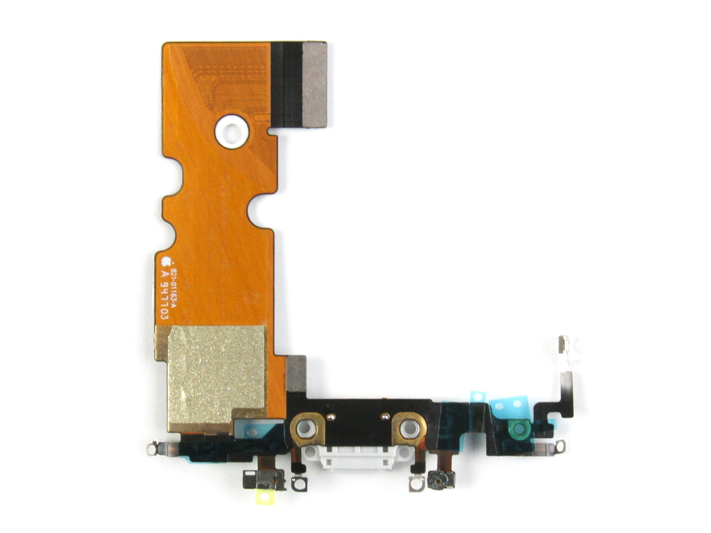For Apple iPhone SE (2020) Systeem Opladen Flex Wit Getrokken