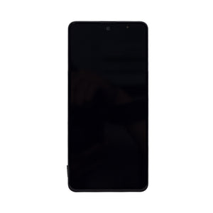 Samsung Galaxy M31s M317F Beeldscherm en Digitizer met Frame Zwart Service Pack