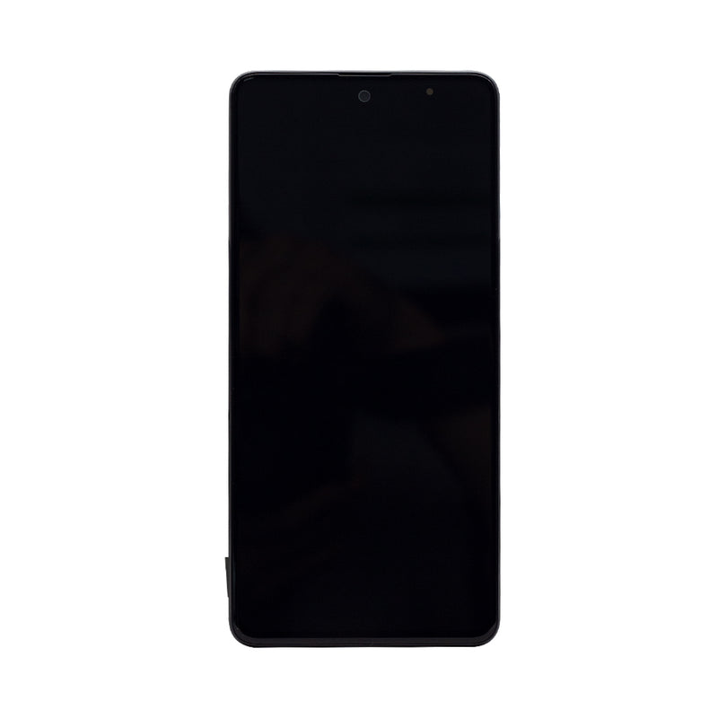 Samsung Galaxy M31s M317F Beeldscherm en Digitizer met Frame Zwart Service Pack