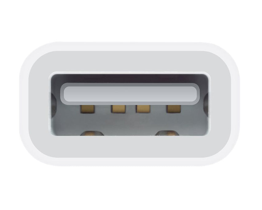 Apple-adapter MD821ZM/A Lightning-naar-USB-A-vrouwelijke adapter 15 cm wit