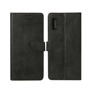 Rixus Boekenhoes Voor Samsung Galaxy A7 (2018) Zwart