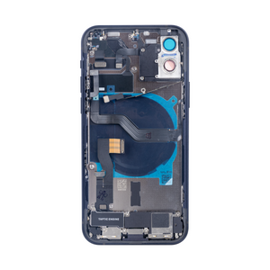 For Apple 12 behuizing met kleine onderdelen zwart OEM