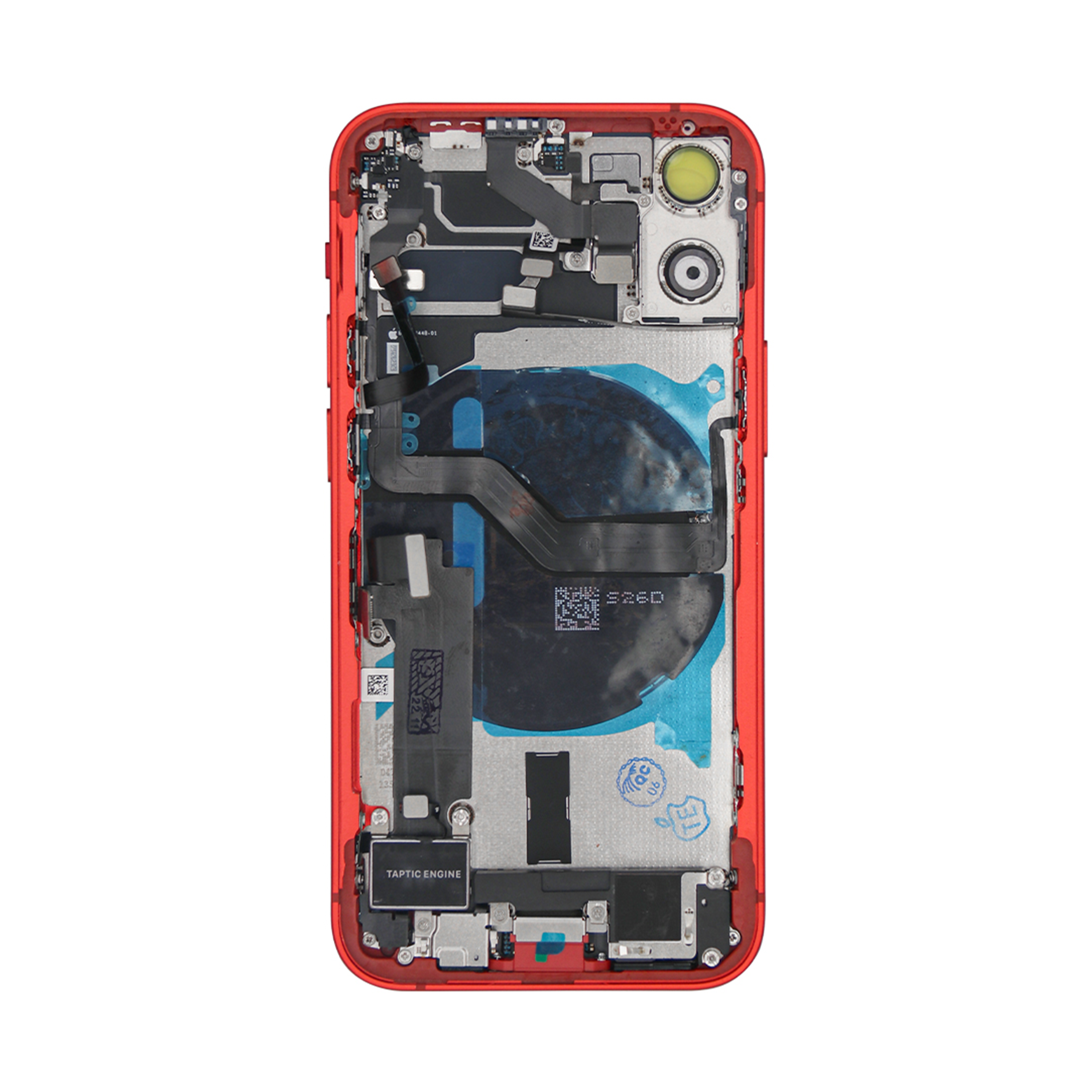 Voor iPhone 12 Mini Volledige Behuizing incl. Alle Kleine Onderdelen Zonder Batterij & Achtercamera RED