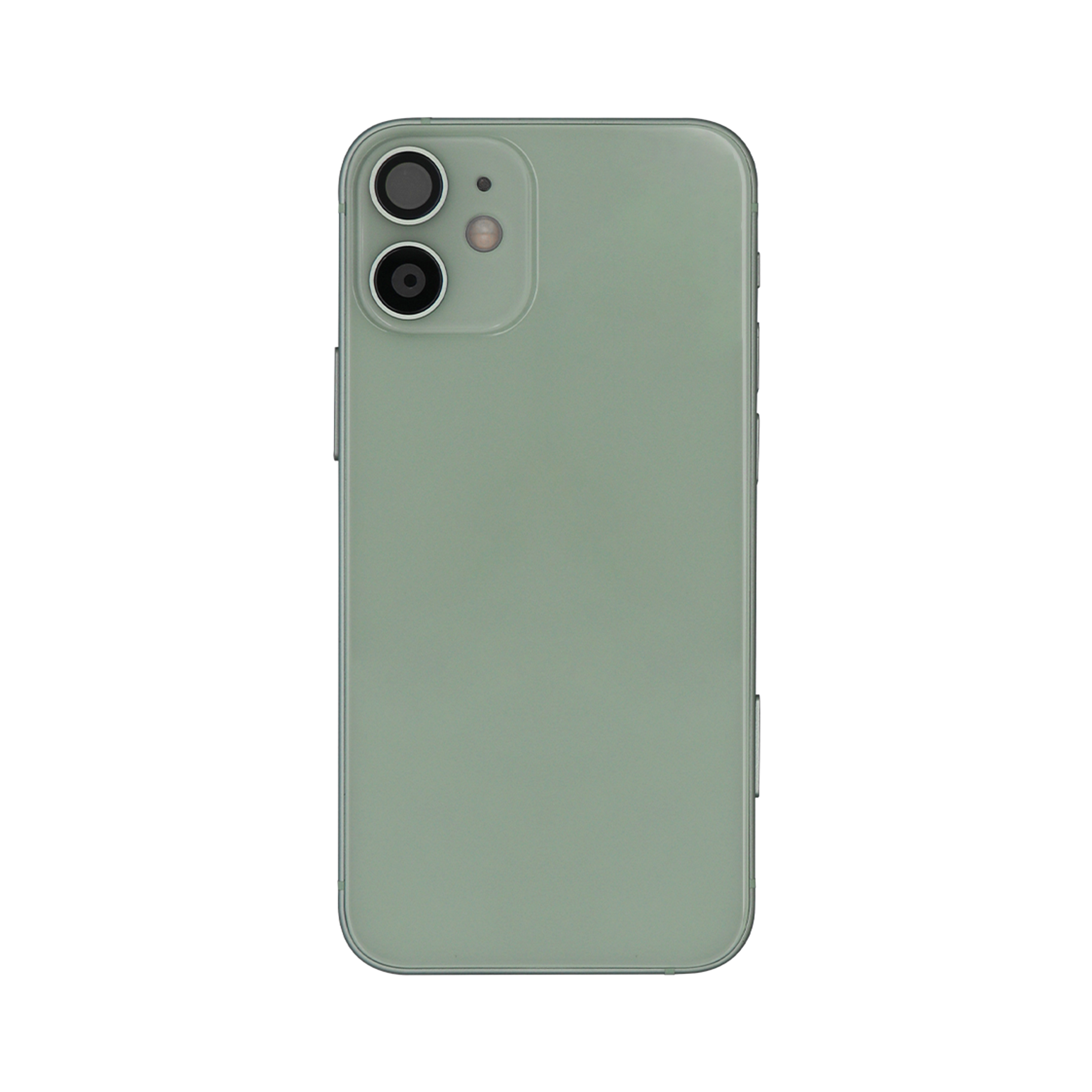 For Apple 12 Mini-behuizing met kleine onderdelen Groen OEM
