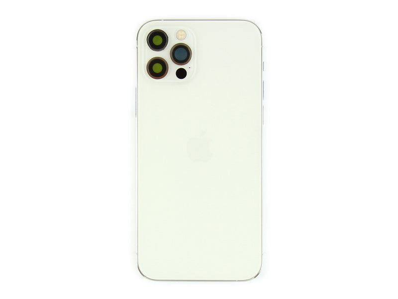 For Apple 12 Pro-behuizing met kleine onderdelen, zilver, OEM