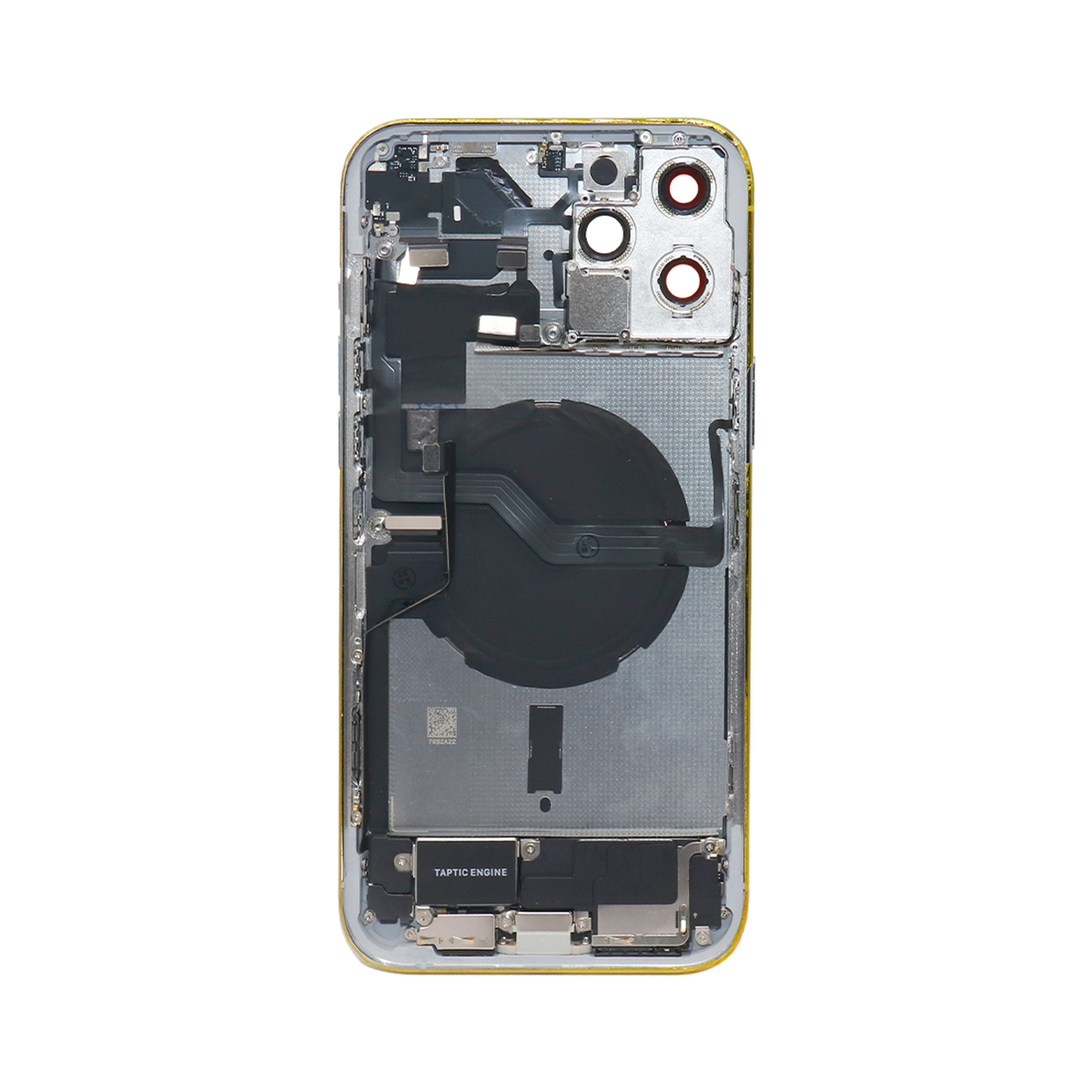 For Apple 12 Pro Max behuizing met kleine onderdelen zilver OEM