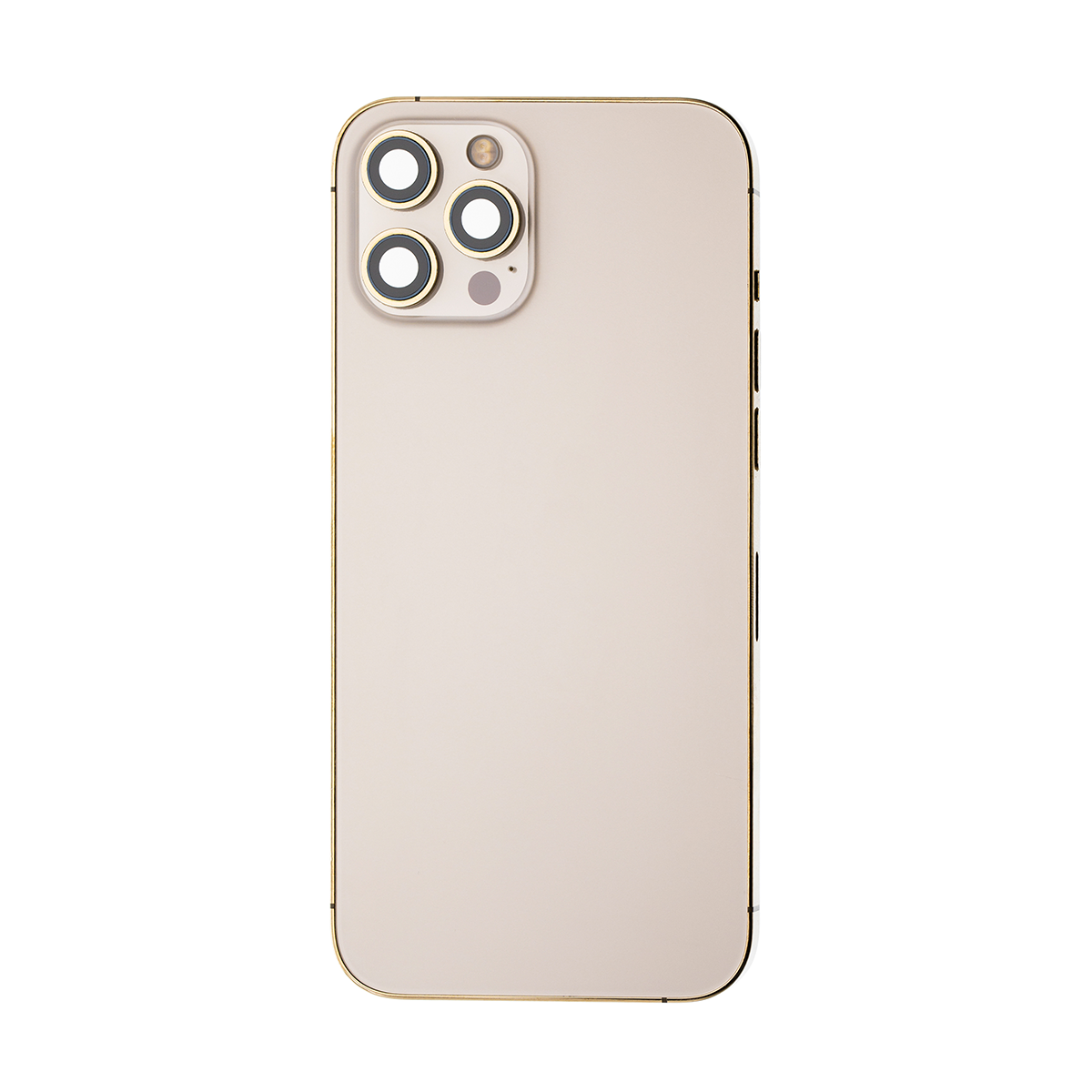 For Apple 12 Pro Max behuizing met kleine onderdelen goud OEM