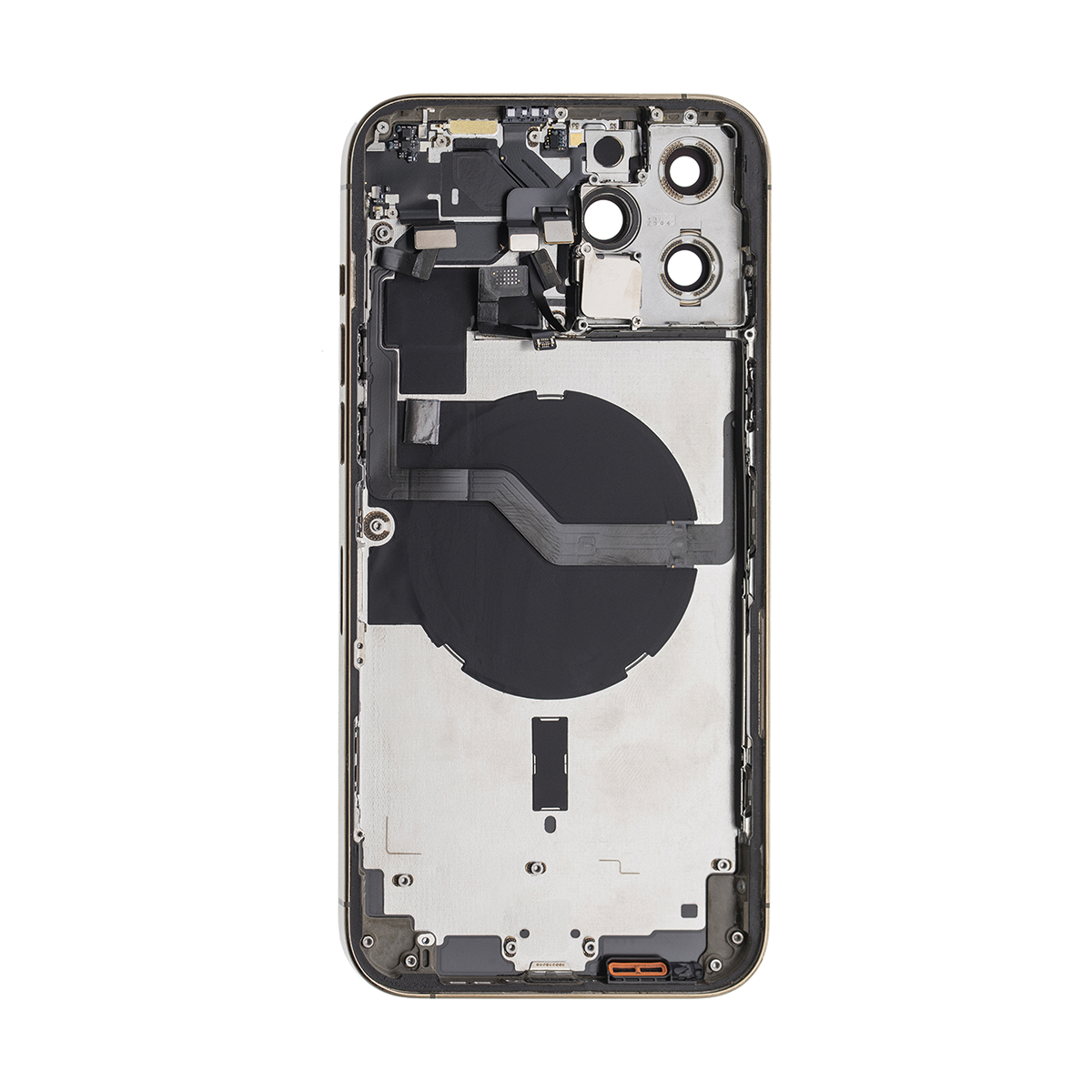 For Apple 12 Pro Max behuizing met kleine onderdelen goud OEM