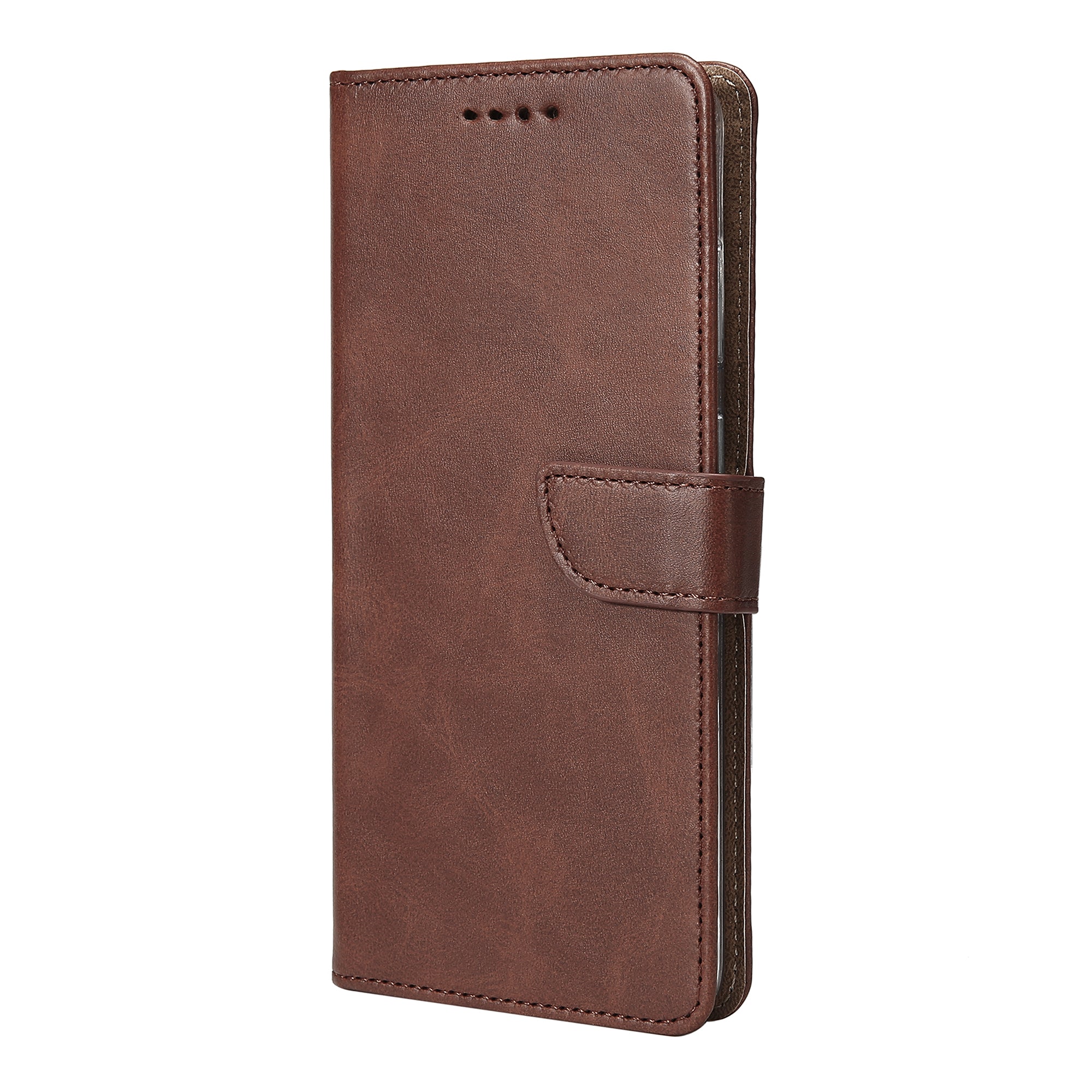 Rixus boekenkast voor Samsung Galaxy A72 bruin
