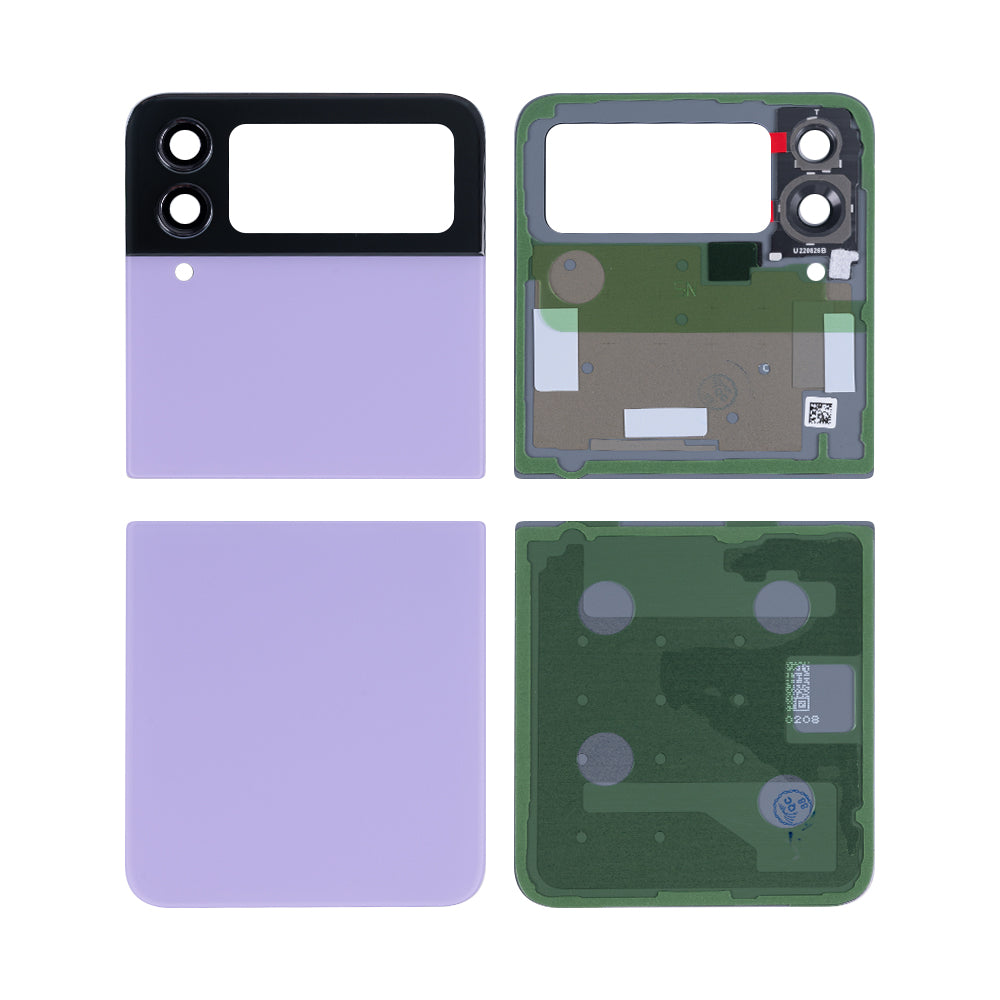 Samsung Galaxy Z Flip4 5G F721B achterkant met lens Bora Purple OEM