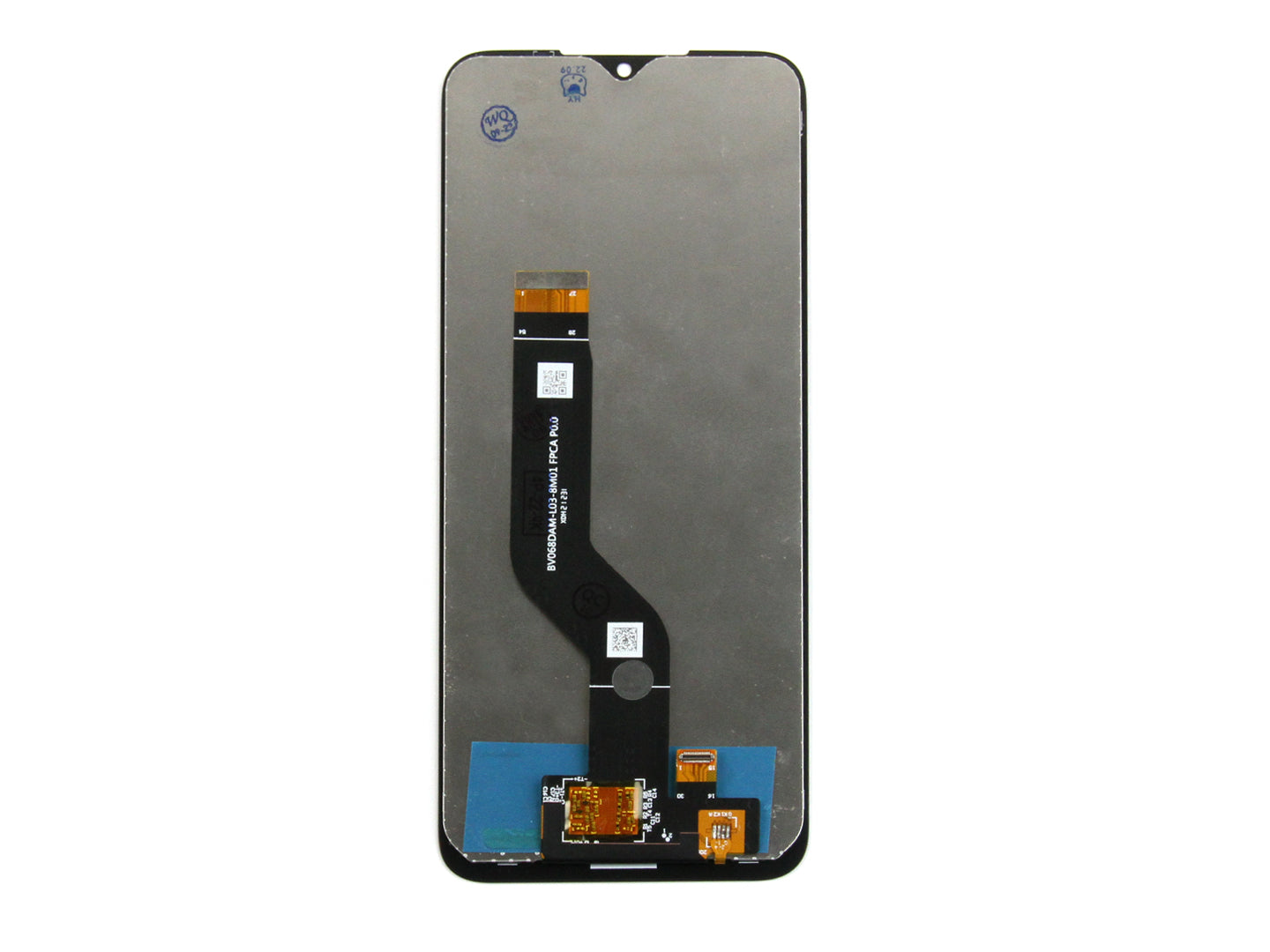 Nokia G50-scherm en digitizer zonder frame, zwart servicepakket