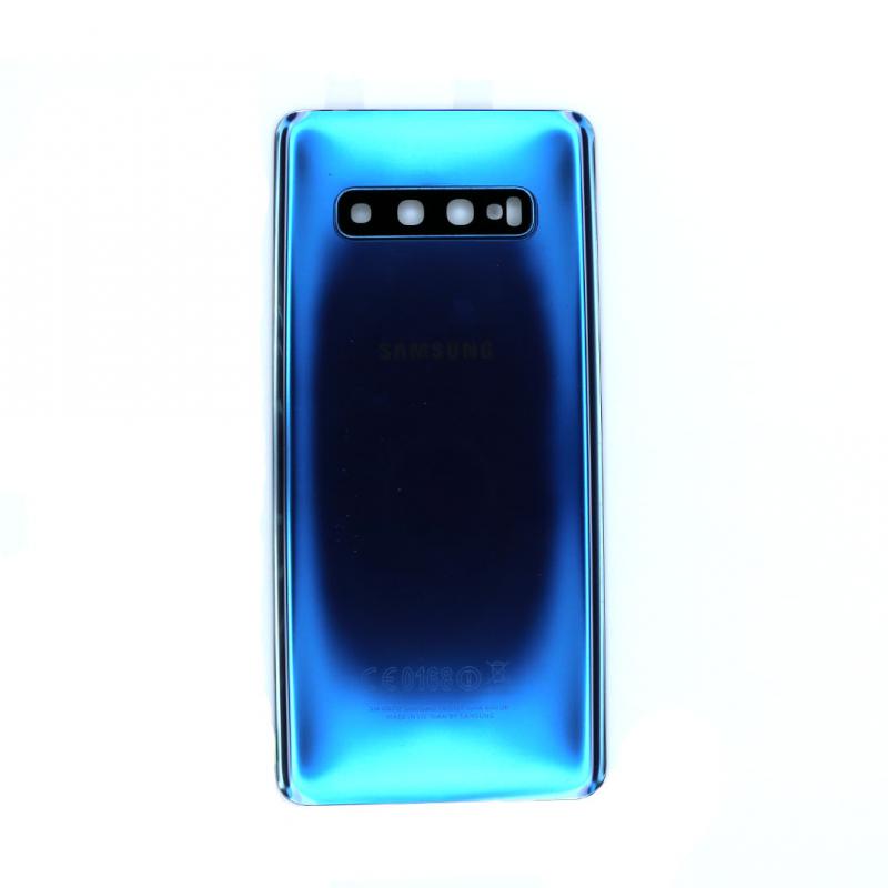 Samsung Galaxy S10 Plus G975F achterkant met lensprisma blauw OEM