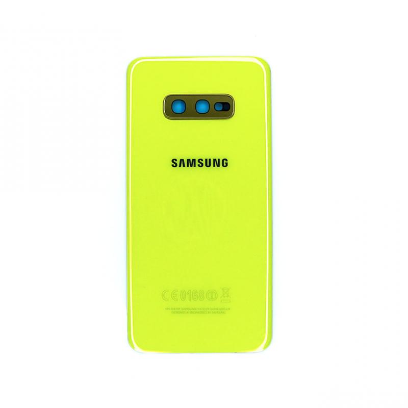 Samsung Galaxy S10e G970F achterkant met lens Canary Yellow OEM