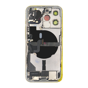 For Apple 13 Pro-behuizing met kleine onderdelen, zilver, OEM