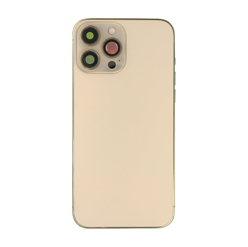 For Apple 13 Pro Max behuizing met kleine onderdelen goud OEM