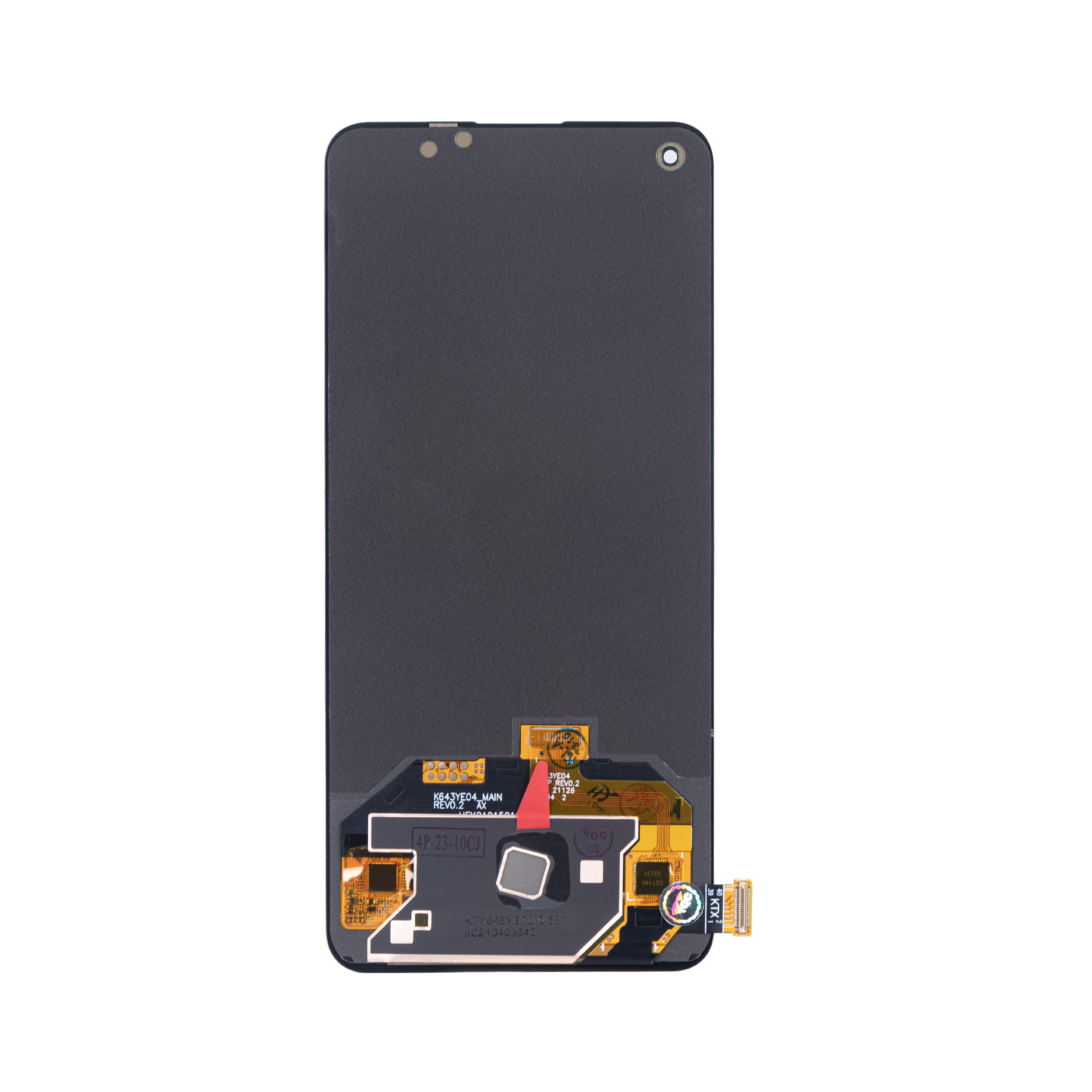 Realme GT 5G-scherm en digitizer zonder frame, zwart, OEM