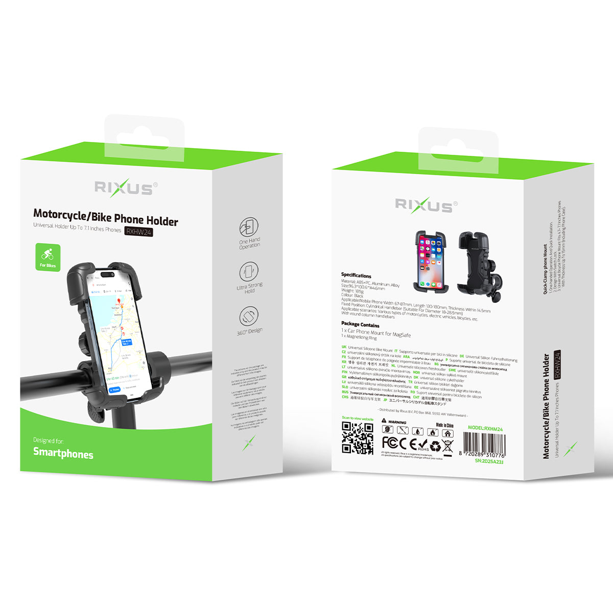 Rixus RXHW24 Fietssteun Steady 360