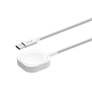 Rixus RXUC19 Magnetische Horloge Snellaadkabel 1m Wit
