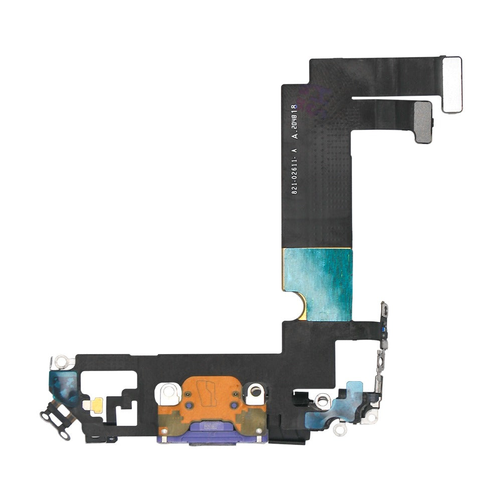 For Apple iPhone 12 Mini Systeem Opladen Flex Paars Getrokken
